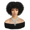 Hanne Fashion Short Curly Afro Wig With Bangs for Women