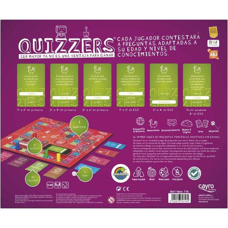 Cayro Children Quizzers Game