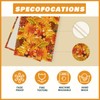 XCHI Fall Maple Leaves Pinecone Table Runner Table Decoration for