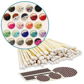 2" Choose Your Colors Safety Matches | Set of 100+ Bulk Artisan Matchsticks with Striker Stickers by Thankful Greetings| Select 1 Color - 100+ of Each | Custom for Your Home Decor, Gifts, & Events