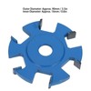 6 Teeth Wood Milling Cutter Carbon Steel Carving Disc Woodworking