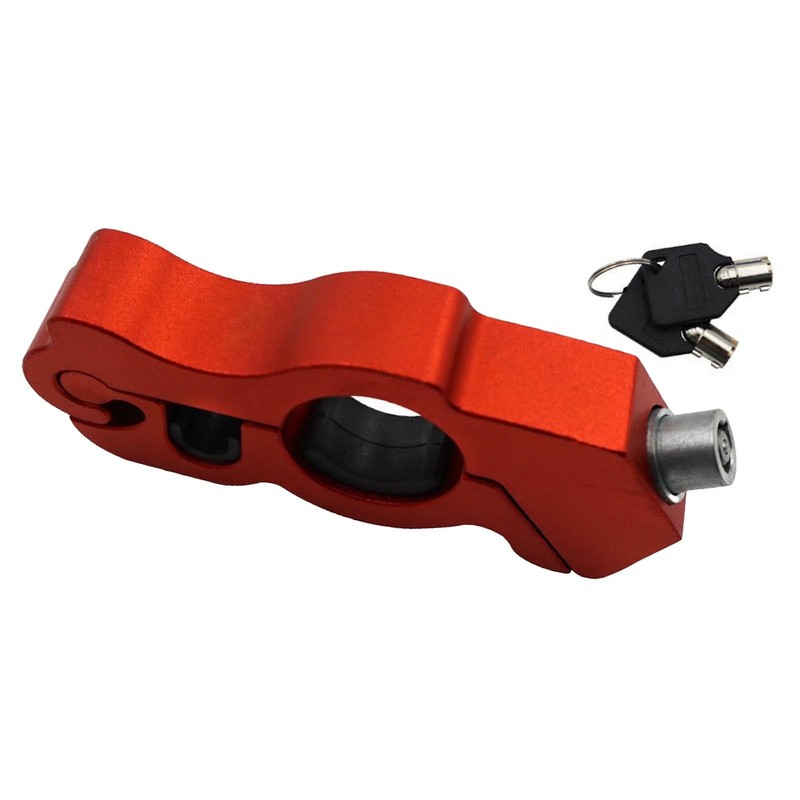 Motorcycle Grip Lock Prevent Theft CNC Aluminum Handlebar Lock for