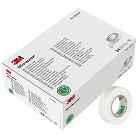 3M™ Micropore™ Surgical Tape 1530-0, 1/2 IN x 10 YD (1.,25cm x 9,1m), 24 Rolls/Carton 10 Cartons/Case
