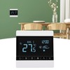 AC220V Touch Screen Thermostat WallHanging Stove Temperature Controller for Water/Floor