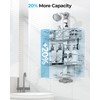 ODesign 2 Tier Stainless Steel Anodized Aluminum,Height-Adjustable Rustproof Shower Caddy