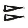 Fitness Health Pair Resistance Band Handles - Wide Grip Strap