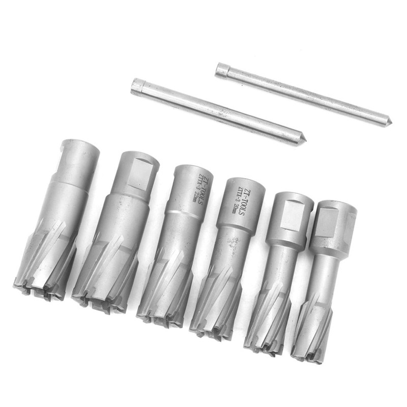3/4" Weldon Shank Annular Cutter Set 35mm Depth 16/18/20/22/24/26mm for