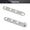 MroMax 1Pcs 59mm Length Stainless Steel 360 Degree Rotable Door