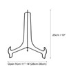 sourcing map 10 Inch Plate Stand for Display, Iron Decorative
