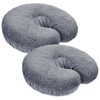 Mixweer 2 Pcs Massage Face Cradle Cover Fleece Massage Table