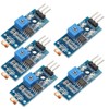 DollaTek 5Pcs Digital Light Intensity Sensor Module Photo Resistor Photoresistor