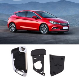 YINETTECH 2 Button Remote Flip Key Shell Compatible with Adam Astra Cascade Insignia Meriva Mokka Viva Zafira Folding Remote Key Fob Case Cover with Uncut Blade