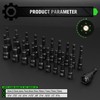 Magnetic Nut Driver Set, 20-Piece Metric & SAE 1/4" Hex