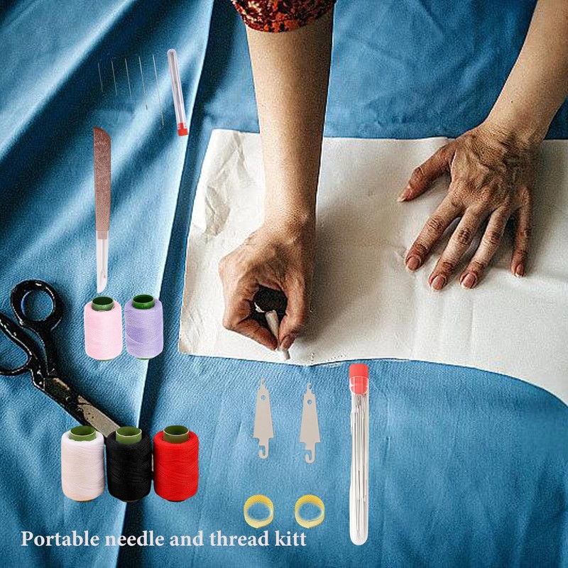 38 Pcs Sewing Tool Set, Portable Needle and Thread Kit