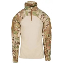 Beyond Clothing A9 Mission Shirt 1/4 Zip Combat Shirt - 2X Multicam / OCP - 2XL, OCP