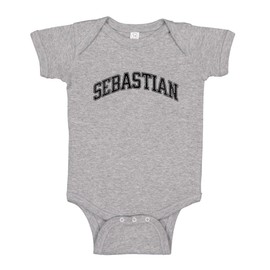 TATY Kids Arch Sebastian Baby Infant One Piece Bodysuit 24 Months Heather Grey