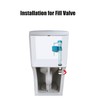 WinZo Universal 3" Dual Flush Valve One Piece Toilet Repairt