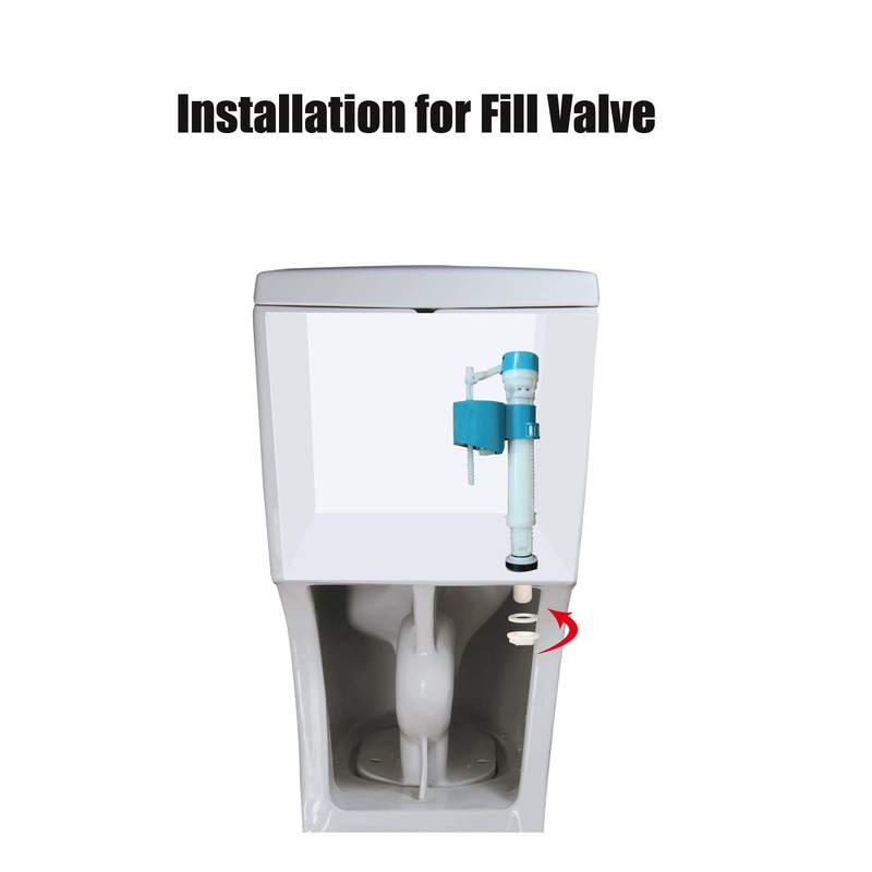 WinZo Universal 3" Dual Flush Valve One Piece Toilet Repairt
