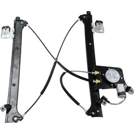 For GMC Sierra 1500/2500 HD Window Regulator 2001 02 03 04 05 2006 Driver Side Rear | Power | With Motor | Includes 2007 Classic | GM1550114 | 19301981