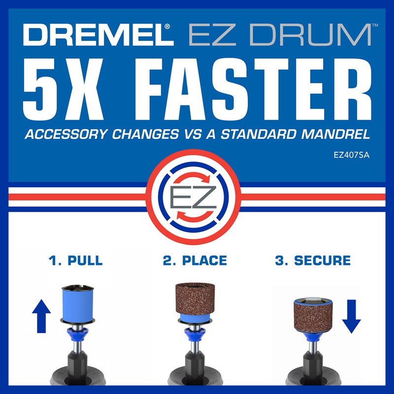 Dremel EZ727-01 EZ Lock Sanding & Grinding Rotary Tool Accessories