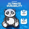 Swimline Inflatable Panda Pool Float, Black/White, 71"/50"/8"