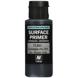 Vallejo RAL7021 German Panzer Grey Paint, 60ml