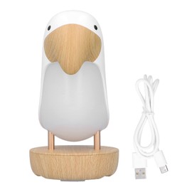 CHICIRIS Cute Cartoon Rhinoceros Table Lamp LED USB Charging Bluetooth Music Night Light for Bedroom Table Lamp