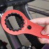 DILUSILK Bottom Bracket Tool, Bicycle BB Wrench, Dual Purpose Aluminum