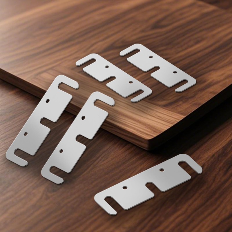 3.5 Inch Door Hinge Shims - Laser-Cut Stainless Steel Kit
