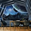 Bormia 3D Space Wallpaper Mural for Office Room Living Room