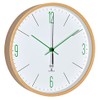 TFA Dostmann Analogue Design Radio-Controlled Wall Clock with Maple Frame,