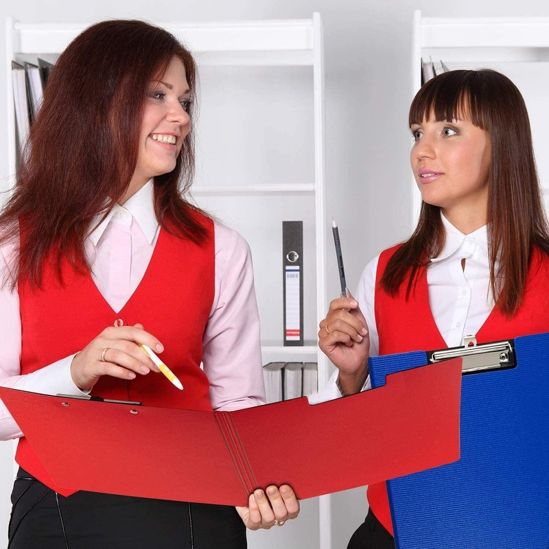 A4 Vinyl Clipboard - Fold Over Cover File Holder Folder