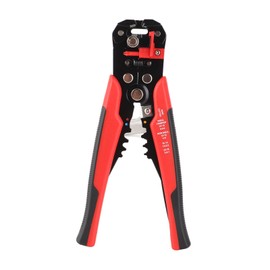 8in Automatic Wire Stripper Adjustable Cable Cutter Crimper Insulated Terminal Crimping Tool SJD1 Red