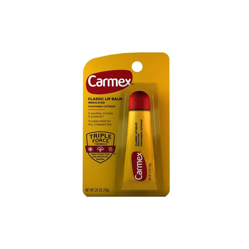 Carmex Classisc Bálsamo labial medicado 0.35 onzas (paquete de 7)