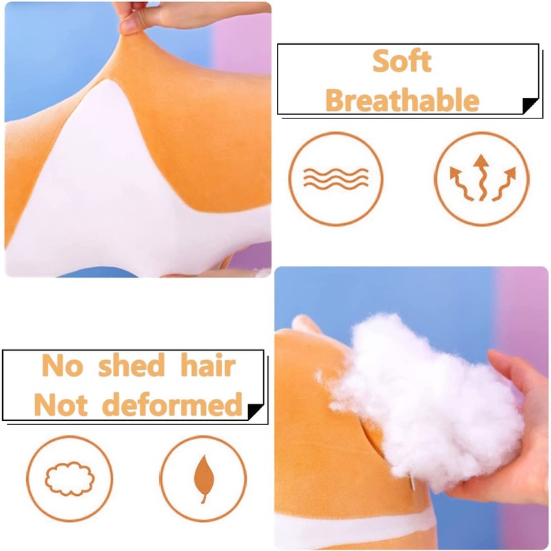 Cute Stuff 27.5'' Long Cat Plush Soft Cat Stuffed Animals