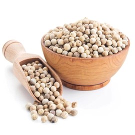 NY SPICE SHOP Premium Whole White Peppercorn, 4 Oz White Pepper Corns for Cooking with Strong Aroma & Flavor White Peppercorns for Grinder Refill – Pure & Natural Earthy Unique Flavor