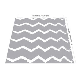 Large Splat Mat for Under High Chair/Arts/Crafts, WOMUMON Washable, Waterproof, Non Slip, Portable Floor Protector for Baby, Kids, Durable Spill, Splash Mat for Pet