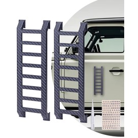 Widdle Wadder Ladders(2 Pcs) & 1 Pcs Alphabet Stickers for DIY, Magnetic Little Ladder Suitable for Car,Refrigerators or Mount to Multiple Surfaces