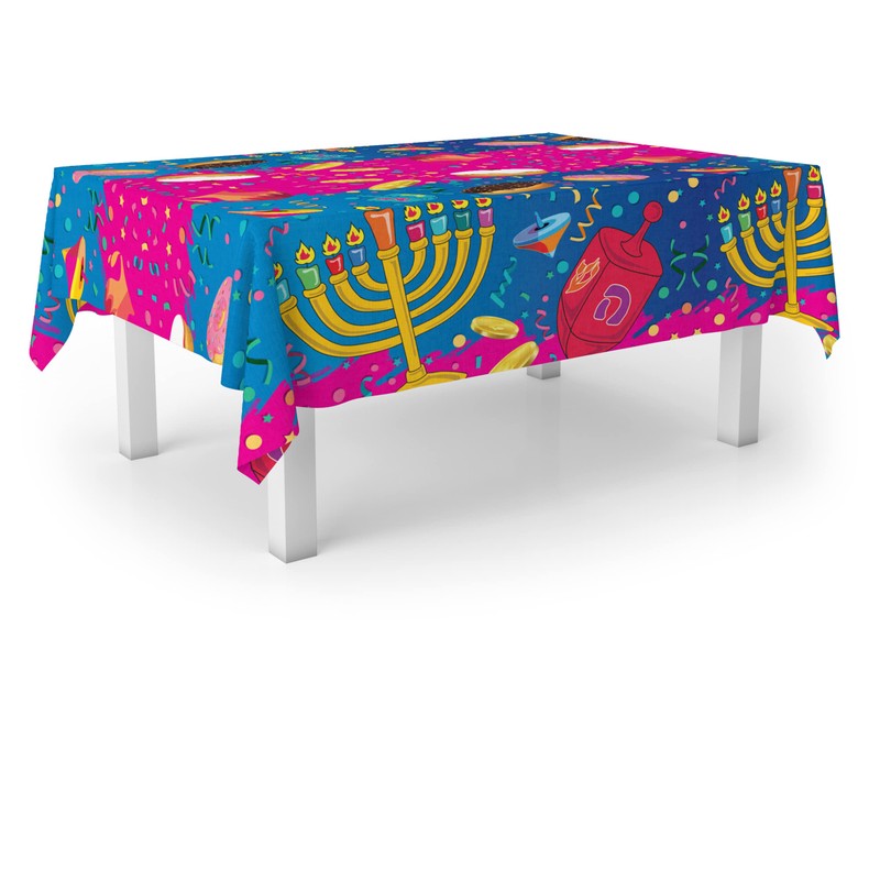 Izzy 'n' Dizzy Hanukkah Tablecloth - Hanukkah Paper Goods -