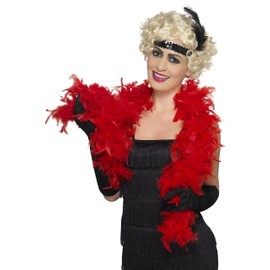 Smiffys Boa Feather Red