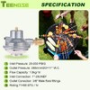 TEENGSE Propane Regulator Valve used for 1lb Disposal Bottles, with