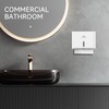 PLUSSEN Paper Towel Dispenser Wall Mount, Adhesive No Drilling Multifold
