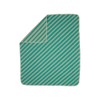 David Fussenegger Juwel Baby Blanket Diagonal Stripes Verde Mare 90