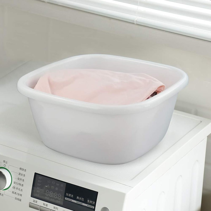 Wekiog Lavabo Palangana de Plástico Grande, 18 Cuartos, 2 Paquetes