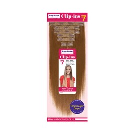 Remy Illusion Clip In Hair Extensions – 18-Inch Hair Clip In Extensions – Premium Synthetic Hair Extensions Clip Ins – Long Straight Hair Extensions – 7-Piece Weft Set – (ICY BLONDE)
