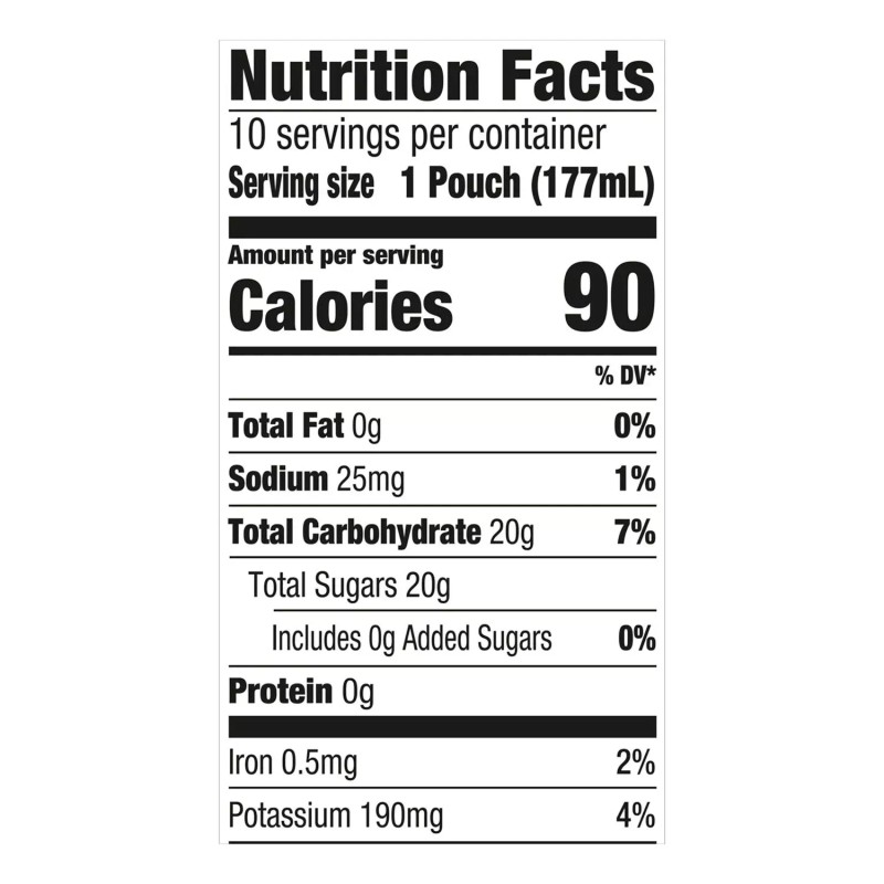Capri Sun 100% Juice Variety Pk (6 fl. oz. pouches,