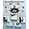 Adiding LED Garage Ceiling Lights 2 Pack w/ 8 Adjustable
