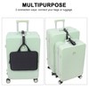 Vividwise Luggage Straps, Stretchable Luggage Connector Straps for Suitcases, Metal