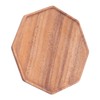 Tea Plate Natural Wood Environmental Protection Uniform Texture Odorless Serving