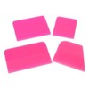 BYOBYO 4Pcs PPF Squeegee Soft Rubber Scraper 3 in 1